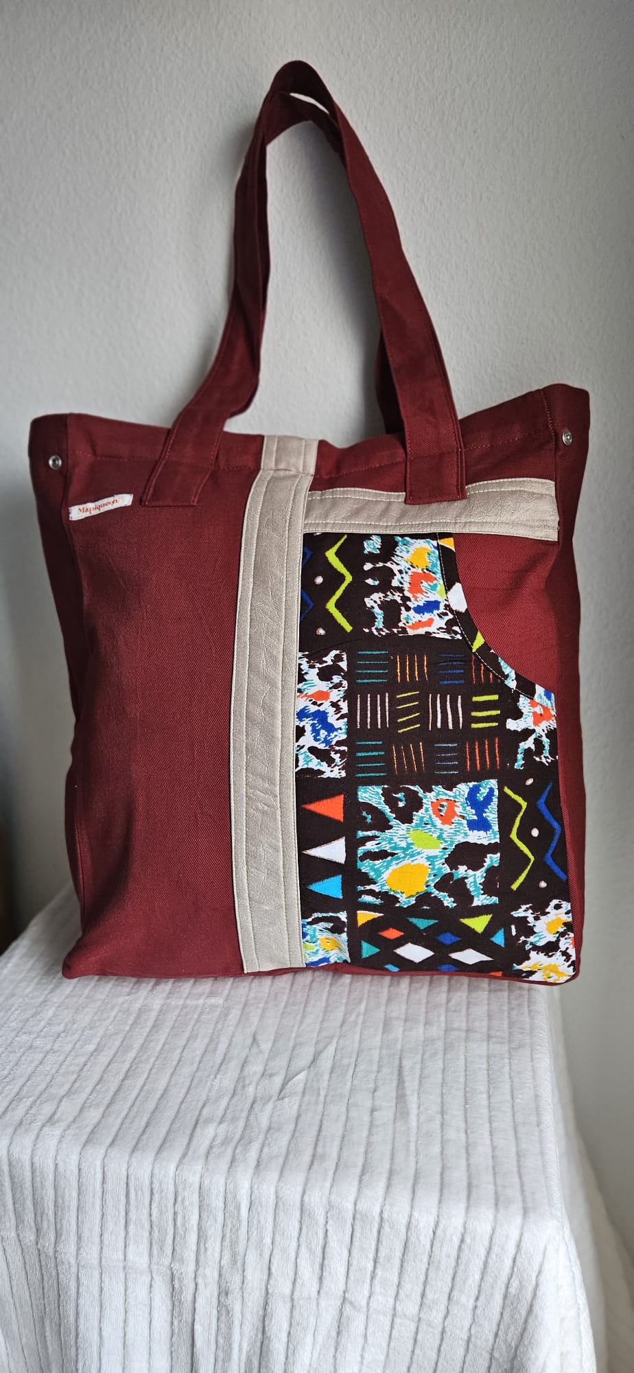 Tote Bag I Creative Burgundy
