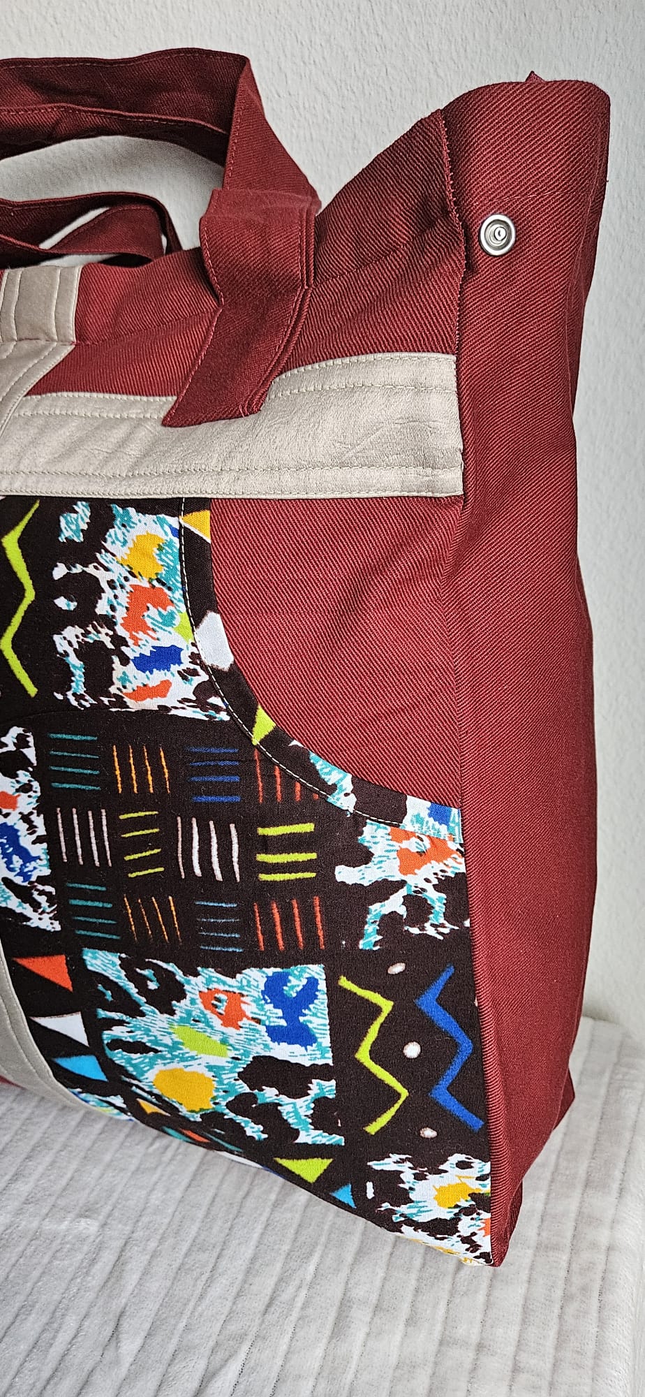 Tote Bag I Creative Burgundy