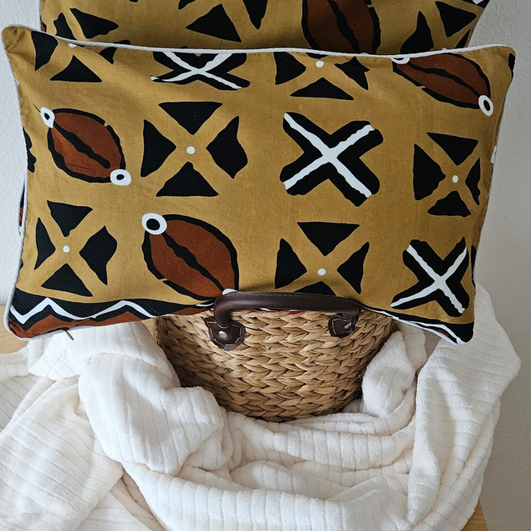 HOUSSE DE COUSSIN "CAFÉ CHOCOLAT"
