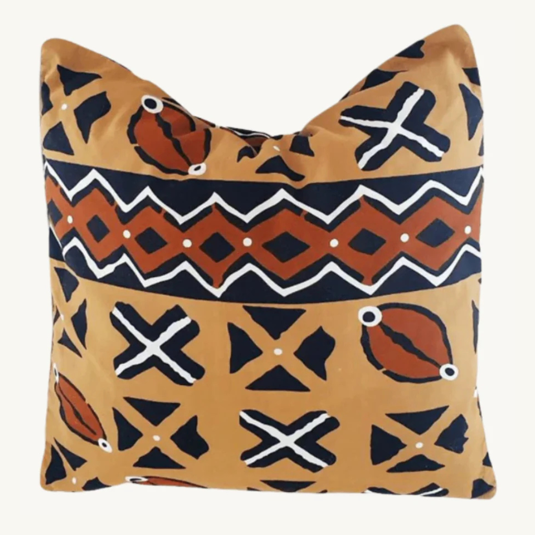 HOUSSE DE COUSSIN "CAFÉ CHOCOLAT"