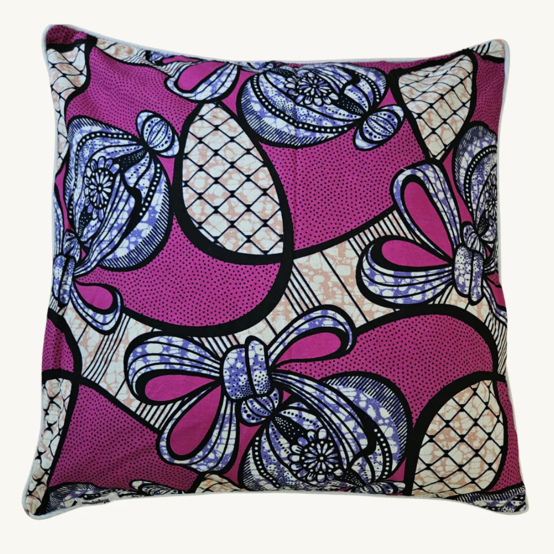 HOUSSE DE COUSSIN "PINK VIBES"