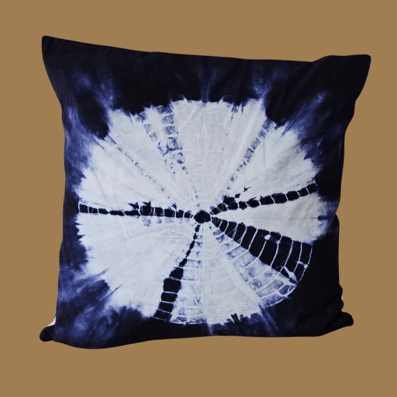 HOUSSE DE COUSSIN "ÉCLIPSE BLEUE"