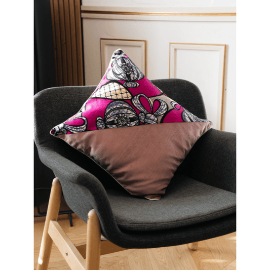 HOUSSE DE COUSSIN "PINK VIBES"