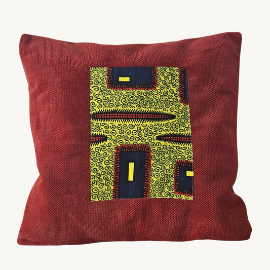 Housse de Coussin "Tourbillon de Terre"