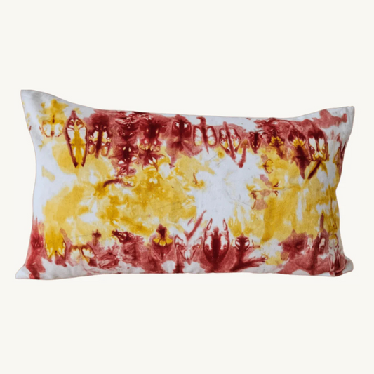 Housse de Coussin Tie-Dye Soleil