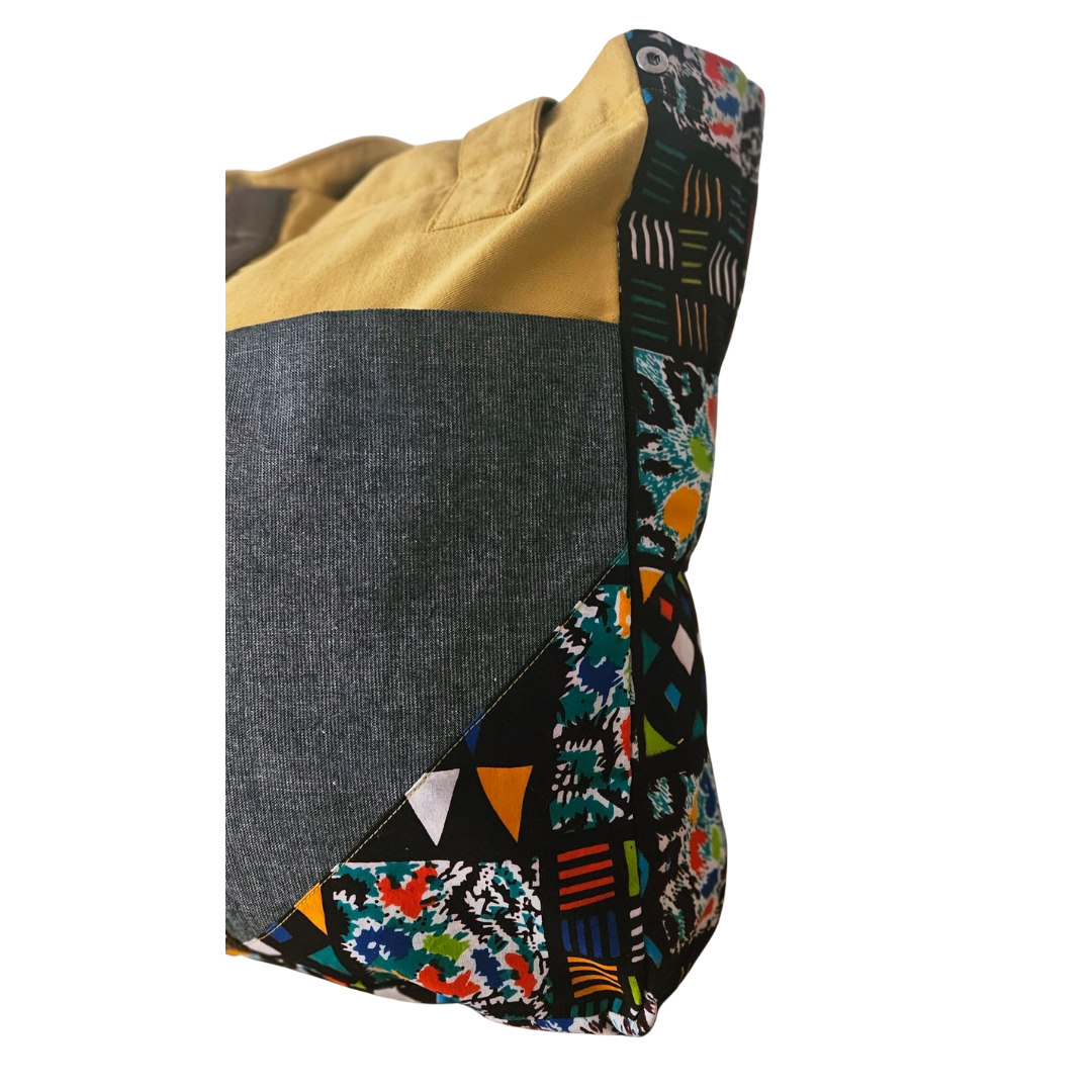 Patchwork Ethnic Tote Bag