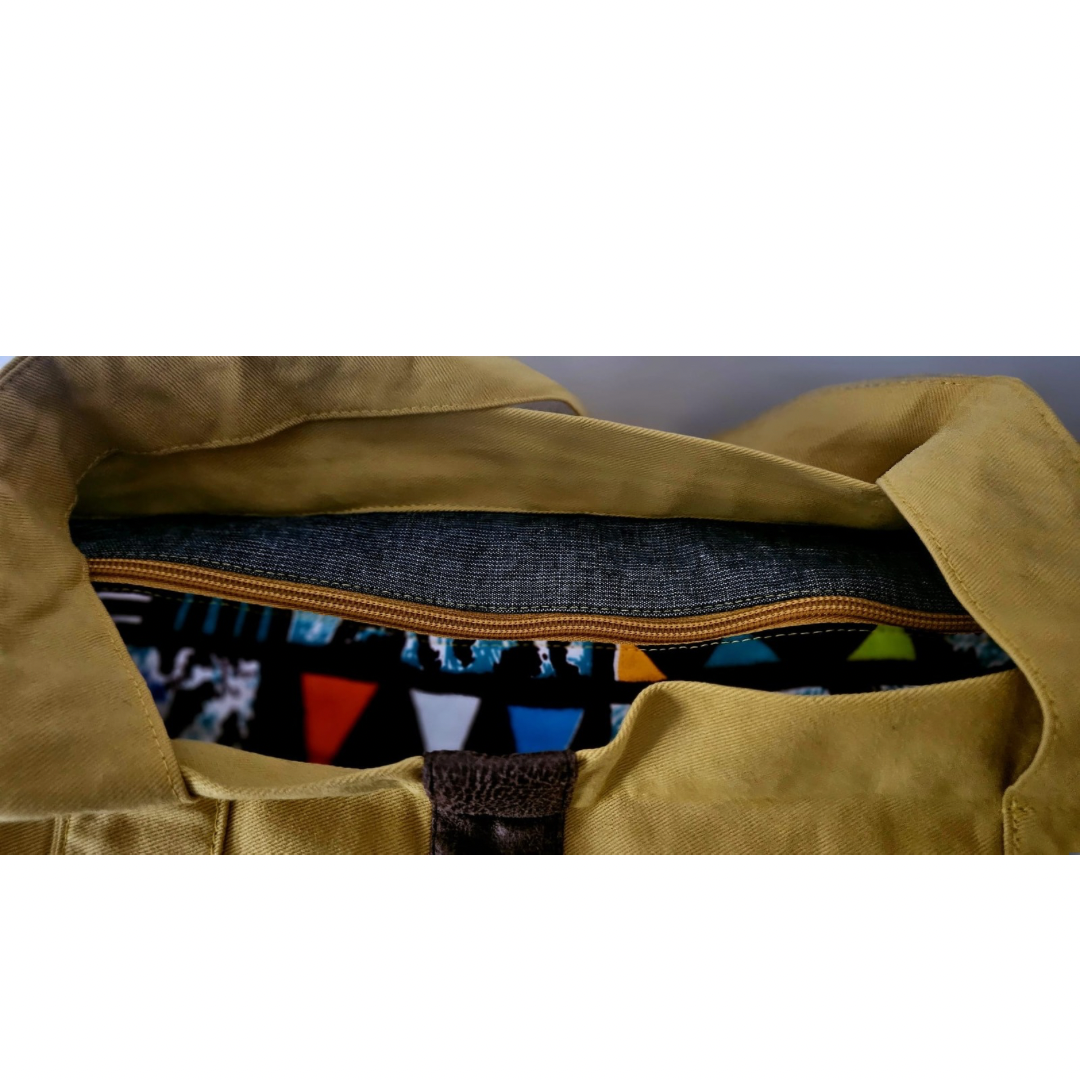 Patchwork Ethnic Tote Bag